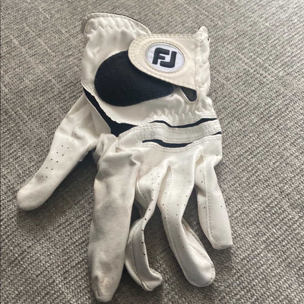 FootJoy White and Black Golf Glove